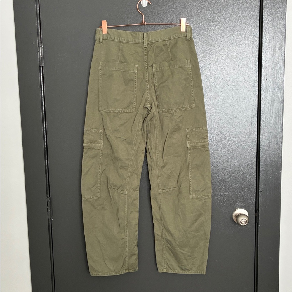 Citizens of Humanity Olive Green Cargo Pants Sz 26 - Picture 3 of 6
